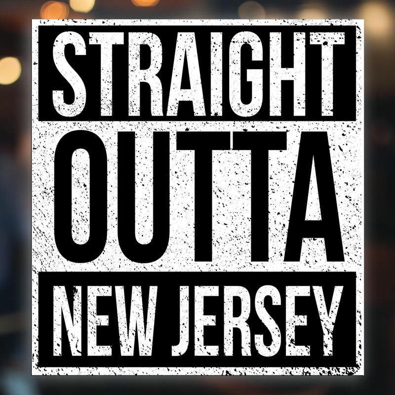 KCD Straight Outta New Jersey Vinyl Decal Sticker â€“ State Pride Car, Truck, SUV, Laptop, Tumbler, Window, Wall â€“ Full Color â€“ 4.5 x 5 Inches | KCD2083 - Image 4